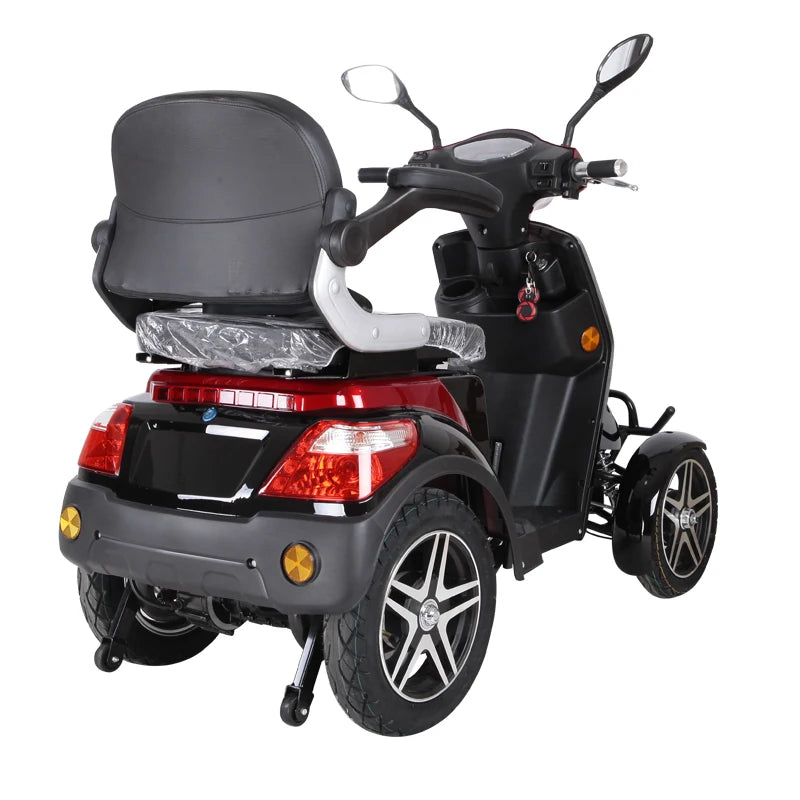 Electric handicapped scooter/disabled scooter with front cargo box/disabled knee scooter steel knee walker 60V 20AH