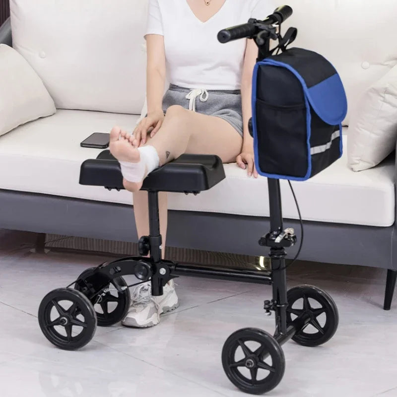 QuickDisassembly Foot Fracture Walking Aid  SingleLeg Driving Crutch Walker  DualPurpose Leg Support for Disabled