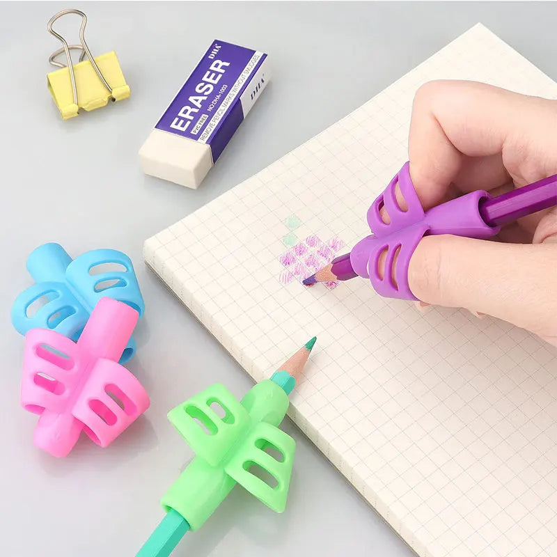 10Pcs Pen Grips for Kids Handwriting Correction Posture Writing Aid for Toddler Students Preschoolers Children Special Needs