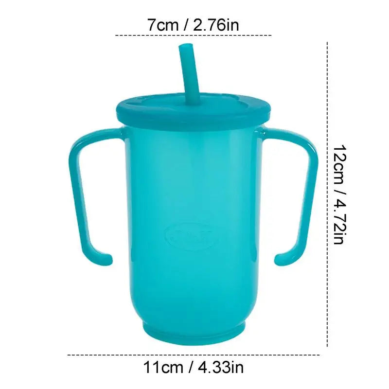 Adult Adaptive Sippy Cup With Handle And Straw- Lightweight