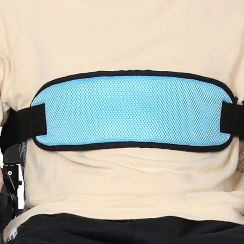 Wheelchair Seats Belt Adjustable Safety Harness Fixing Breathable Brace for disabled, or Elderly Patients- Restraints Straps Brace Support