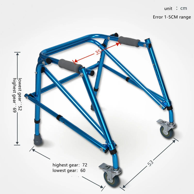 Children Walker Device Lower Limb Training Stand Frame Walking Stick Rehabilitation Mobility Aid Child Disabled Walker Assist