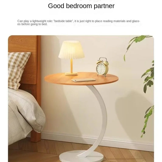 Mobile Side Table, Small Coffee Table, Cream Style, Creative Sofa Side Table, Modern and Simple Home Balcony Table