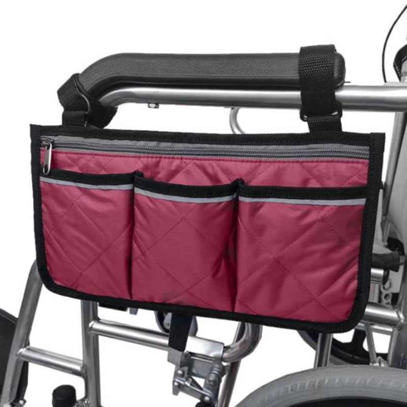 Multifunctional Waterproof Storage Bag for Wheelchair, Push Chair, or Walker.