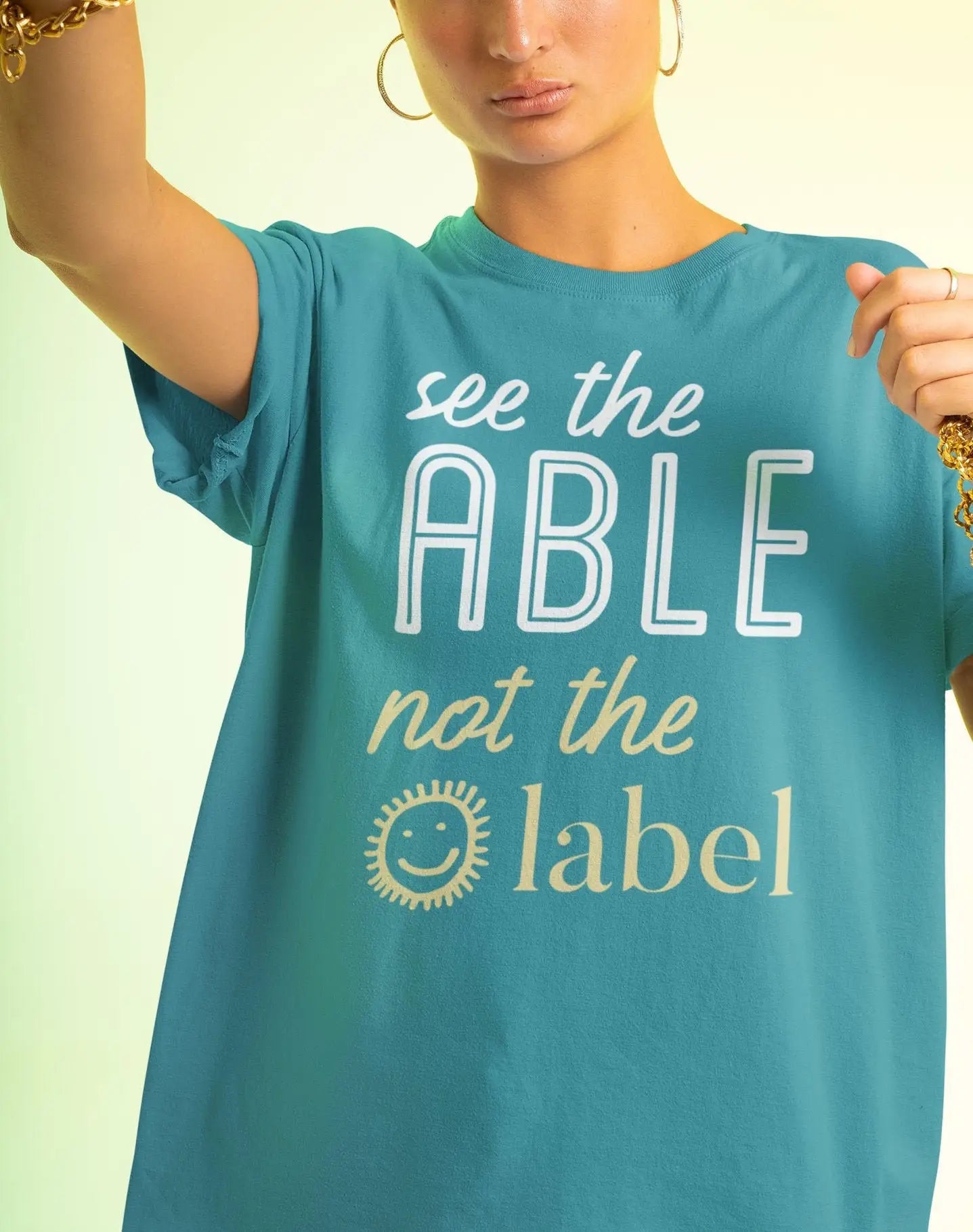 See The ABLE Not LABEL Autism T Shirt Awareness ASD Child Special Ed Teacher Mom Needs