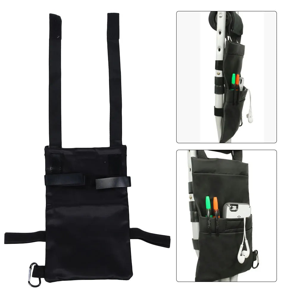 Crutch Accessories Crutch Bag Crutch Pouch Storage Pocket Crutch Hanging Bags Crutch Hand Grips Walking Stick Accessory Patient