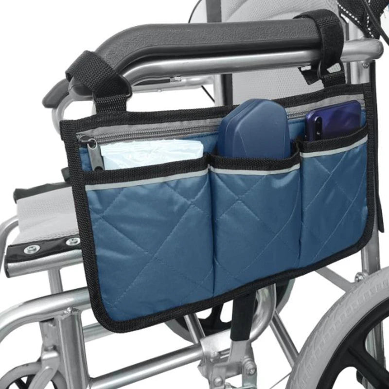 Multifunctional Waterproof Storage Bag for Wheelchair, Push Chair, or Walker.