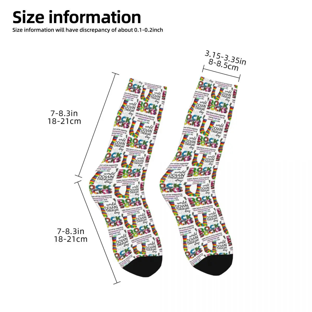 21 March World Down Syndrome Day Socks