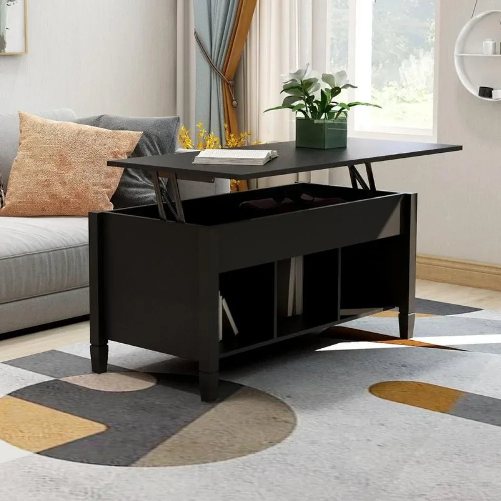 Corner Coffee Tables for Living Room Center Table The Trend Simple and Stylish Lift Top Coffee Table-Black Furniture Luxury Side