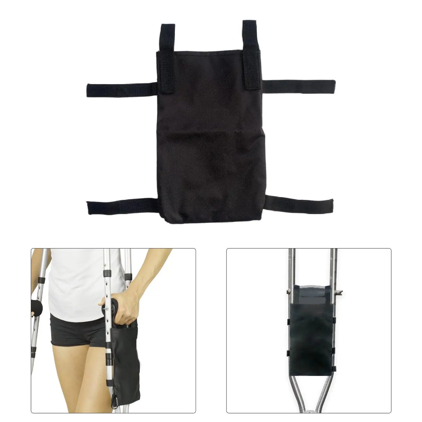 Crutch Bag Oxford Fabric Crutches Accessory Bag for Crutches for Women And Men