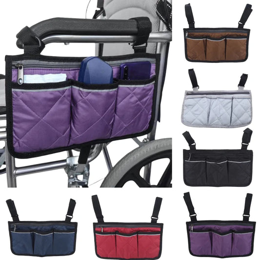 Multifunctional Waterproof Storage Bag for Wheelchair, Push Chair, or Walker.