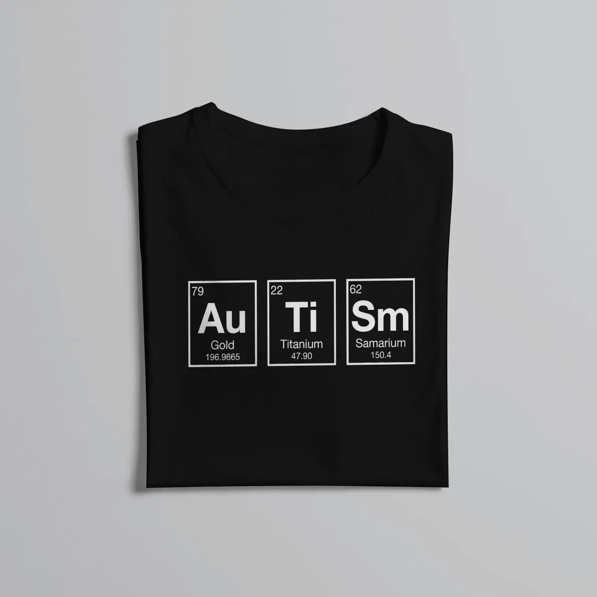 Periodic Table Of Elements AuTiSm Tshirt Graphic Men Tops Vintage Grunge Summer Polyester Clothing Harajuku T Shirt