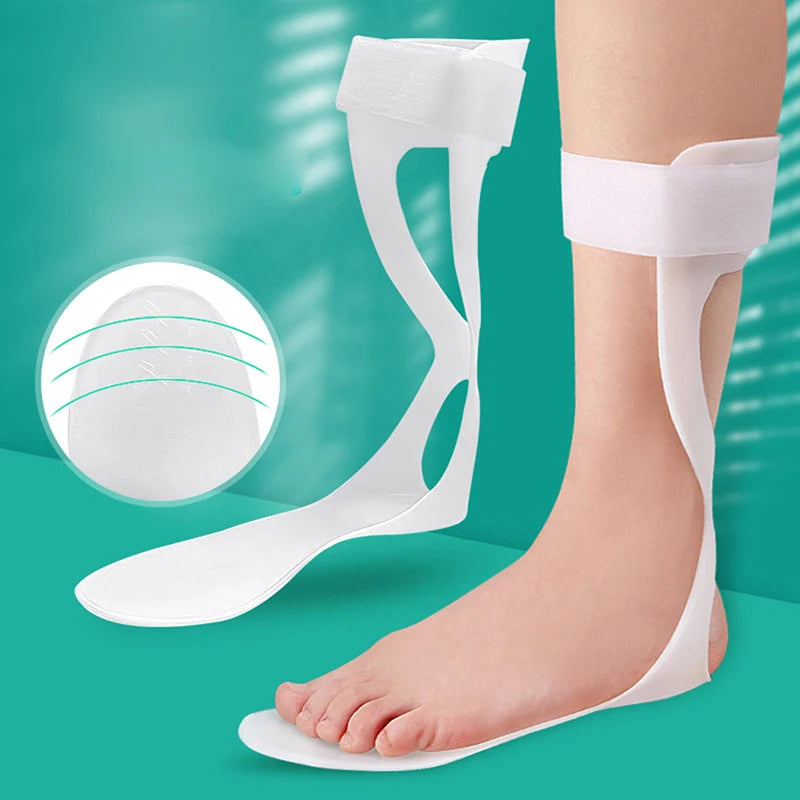 Foot Drop Corrector Stabilizer Ankle Half Palm Foot Orthosis Straightener AFO Support Brace Splint For Injury Orthopedic Therapy