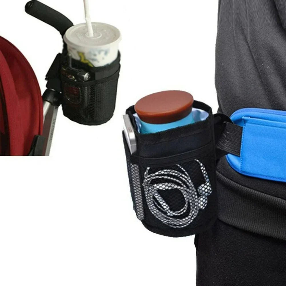 Drink Bottle Cup Holder For Wheelchair Walker Rollator Stroller Insulation Cup Bag Oxford Cloth Waterproof EPE Outdoor 10x14cm