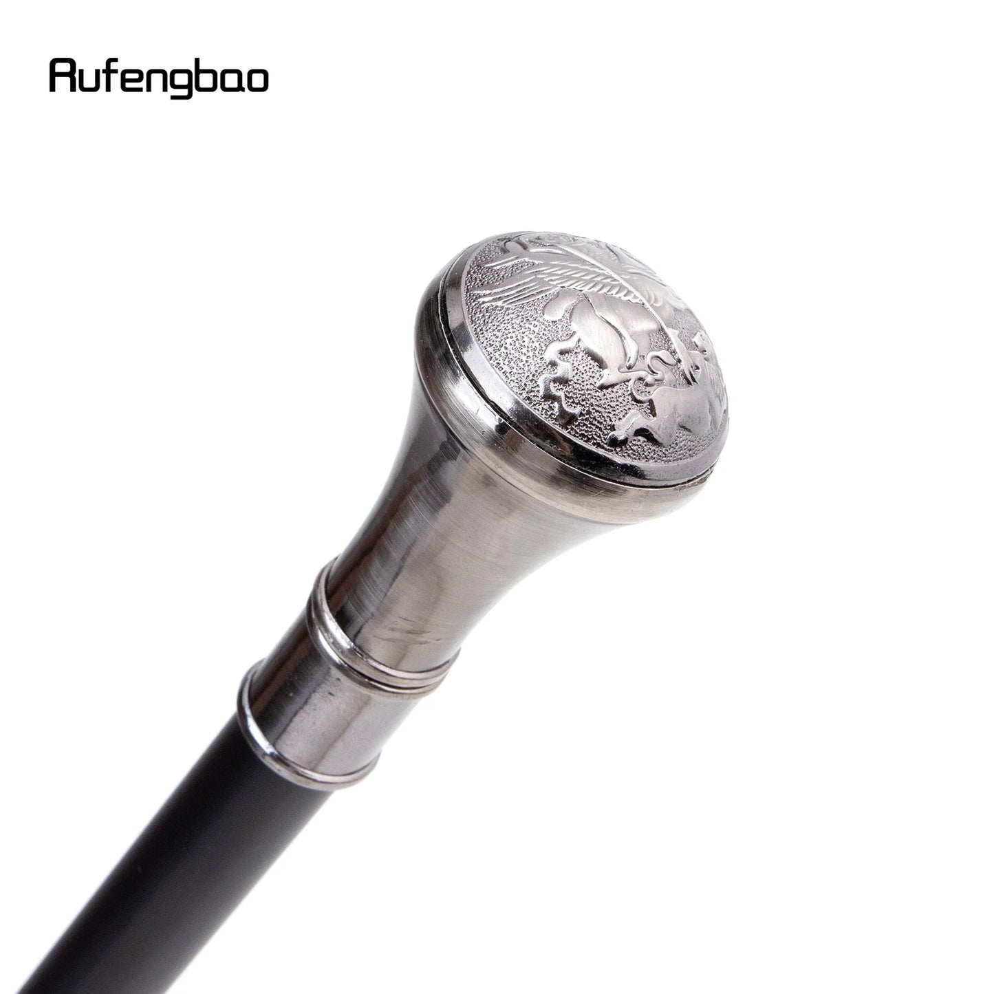 Greek Mythology Hercules Totem Relief Walking Cane Fashion Walking Stick Gentleman Luxury Crosier Knob Walking Stick 93cm