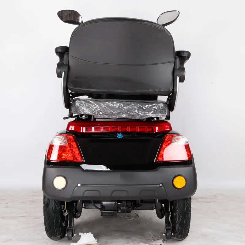 Electric handicapped scooter/disabled scooter with front cargo box/disabled knee scooter steel knee walker 60V 20AH