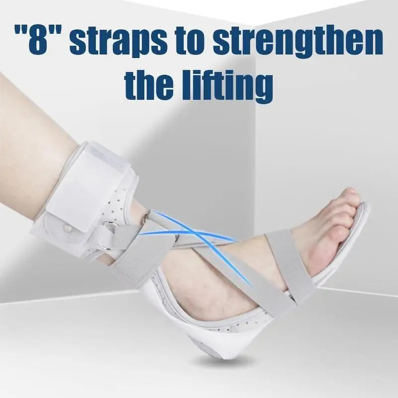 Drop Foot Brace Orthosis AFO Ankle Support With Comfortable Inflatable for Hemiplegia Stroke Shoes Walking