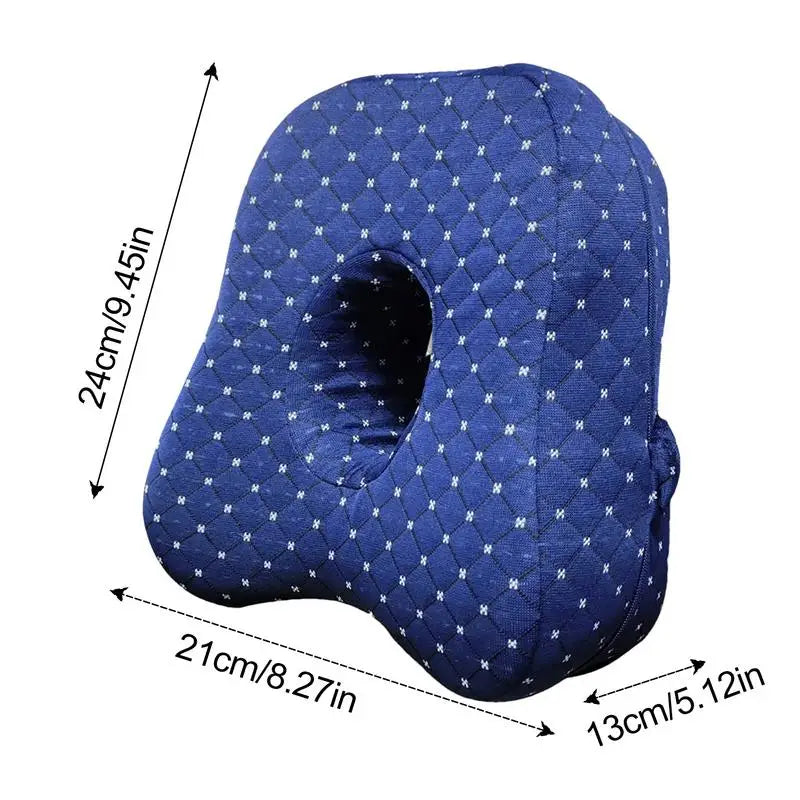 Side Pillow For Sleeping Multi-Position Detachable Memory Foam Knee Pillow Leg Positioner Pillows With Elastic Band for travel