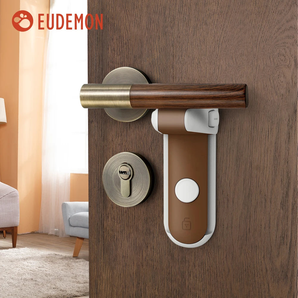 Dropshipping 1PC Door Lever Lock, Baby Proofing Door Handle Lock,Childproofing Door Knob Lock Easy to Install and Use