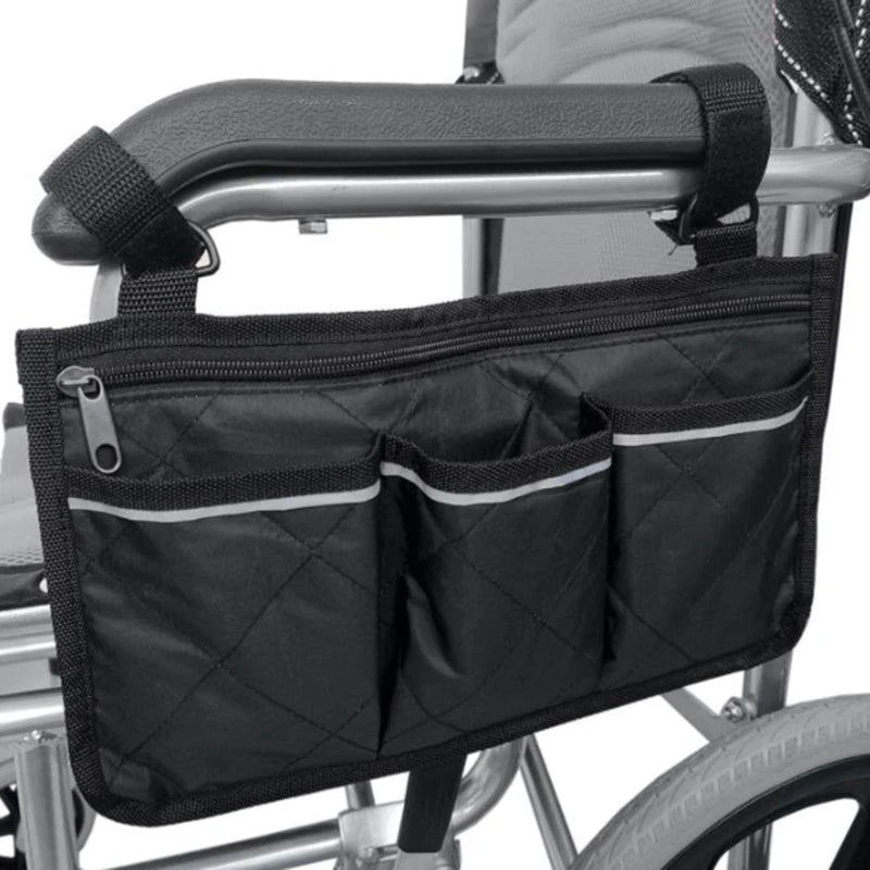 Multifunctional Waterproof Storage Bag for Wheelchair, Push Chair, or Walker.