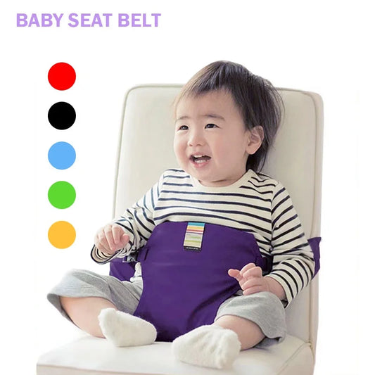 Portable child seat baby dining chair safety belt