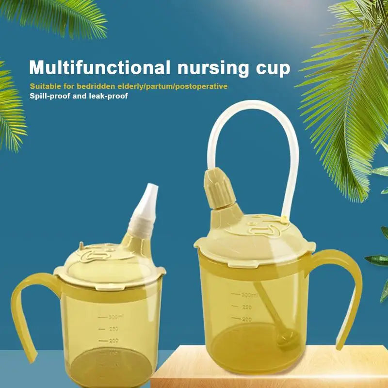 Child/Adult Adaptive Sippy Cup With Straw- 300ml & Spill Proof