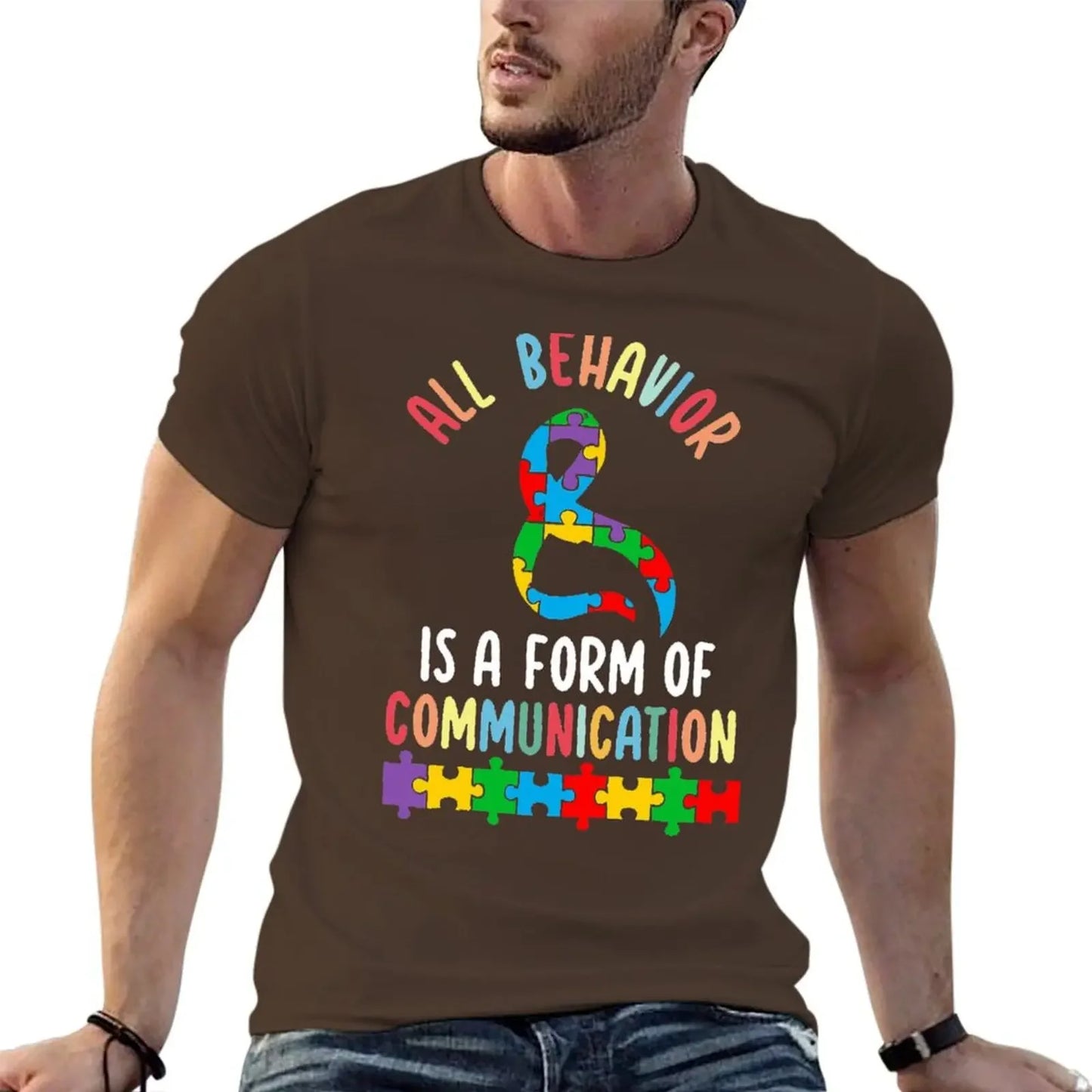 All Behavior Is A Form Of Communication Sped Teacher Autism T-shirt