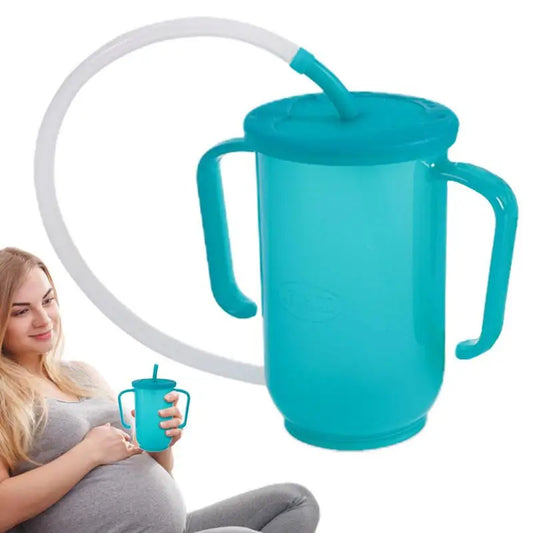 Adult Adaptive Sippy Cup With Handle And Straw- Lightweight