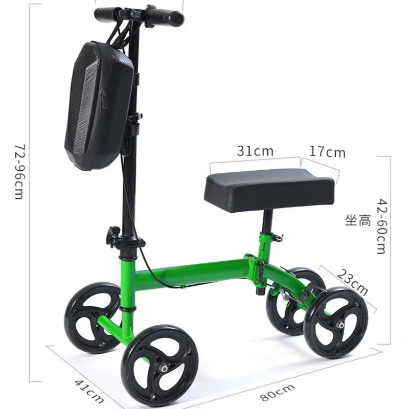 QuickDisassembly Foot Fracture Walking Aid  SingleLeg Driving Crutch Walker  DualPurpose Leg Support for Disabled