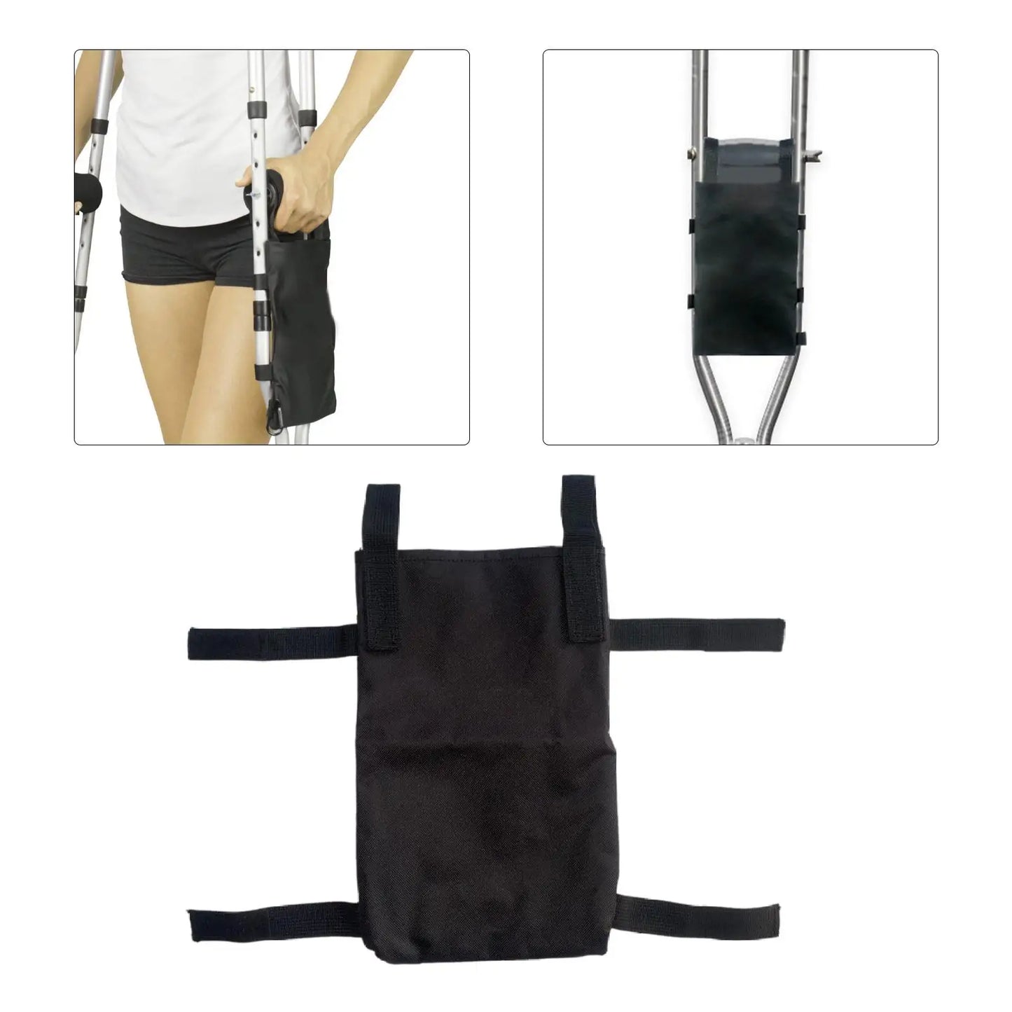 Crutch Bag Oxford Fabric Crutches Accessory Bag for Crutches for Women And Men