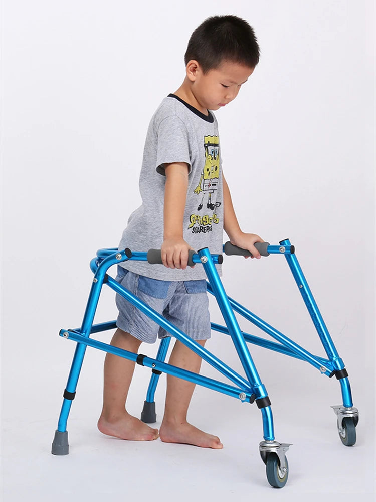 Children Walker Device Lower Limb Training Stand Frame Walking Stick Rehabilitation Mobility Aid Child Disabled Walker Assist