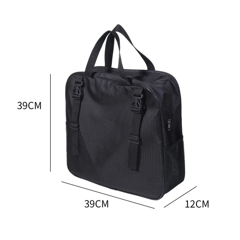 Wheelchair Bag Shopping Mobility Storage Holdall Handle Scooter Walker Frame Storage Handbags Black