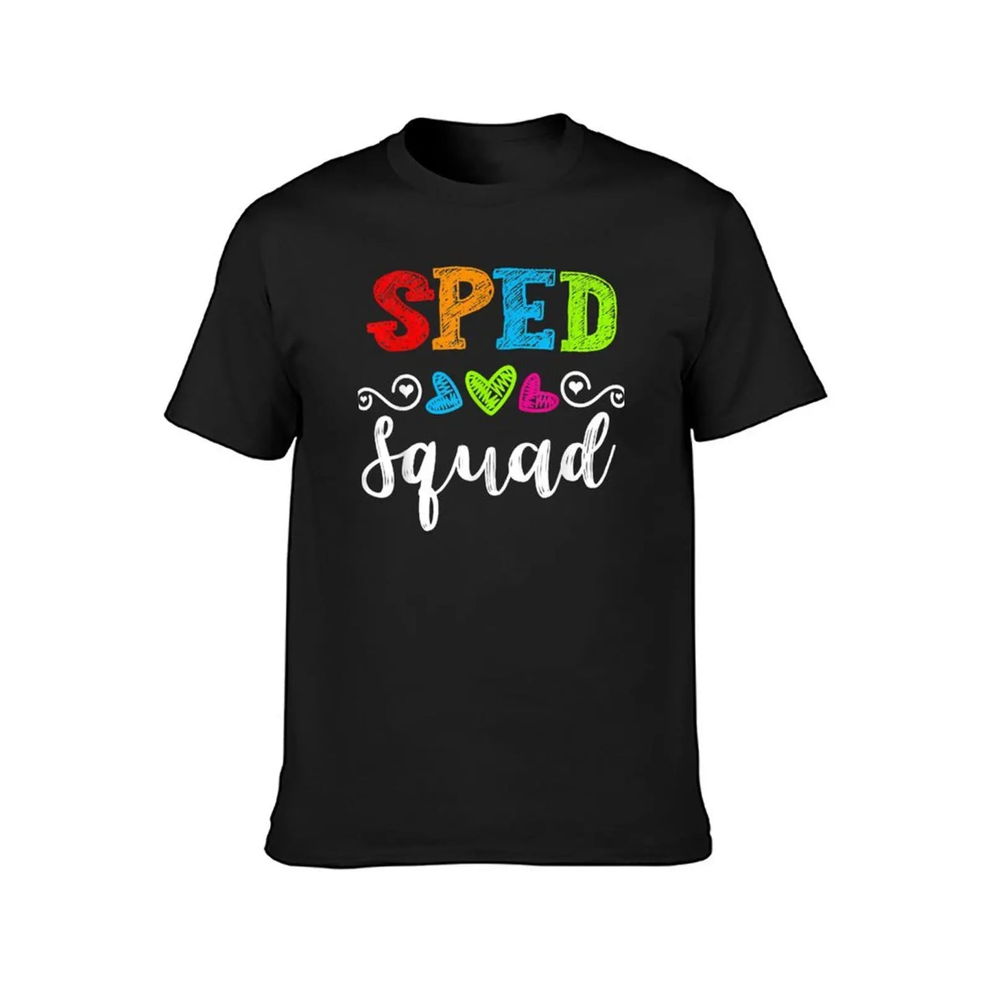 Back To School Team Gift For Special Ed Teacher Sped Squad T-Shirt oversized plain sublime sweat mens plain t shirts