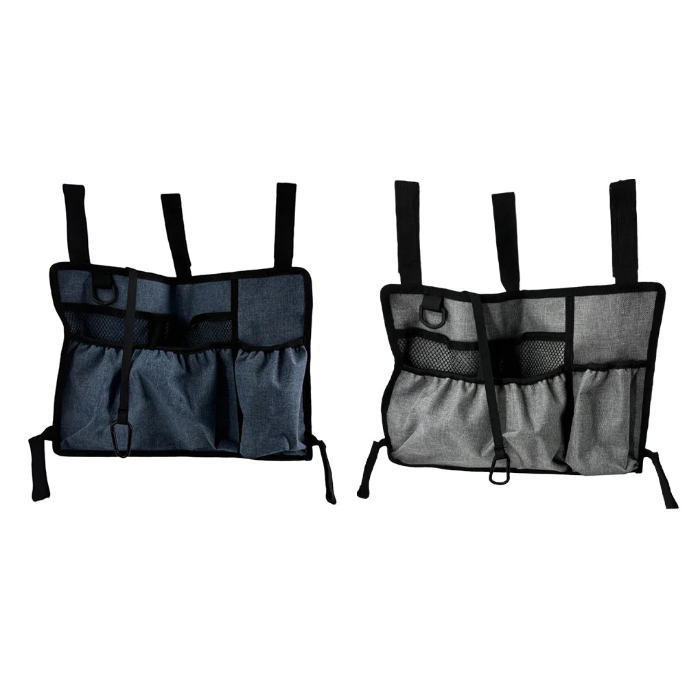 Large Capacity Waterproof Storage Bag with Multiple Pockets for Strollers Wheelchairs Walkers