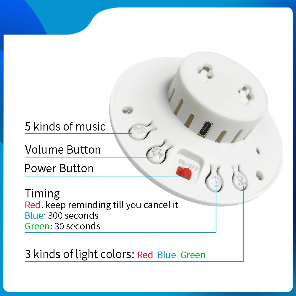 Ycall Caregiver SOS Call Button Pager Patient Light Bell Alert System Support Seniors Elderly Home Disabled Bathroom