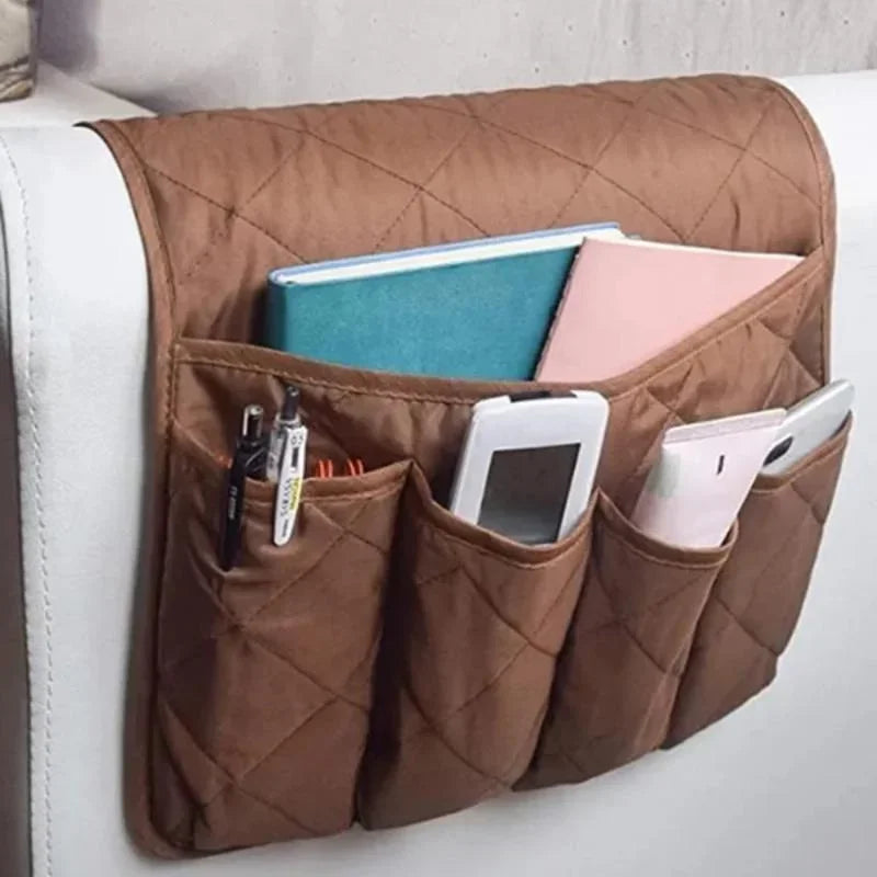 Waterproof Sofa Couch Chair Armrest Organizer Sofa Arm Caddy Tray Tidy Hanging Storage Bag Table Cabinet Pocket for TV Remote