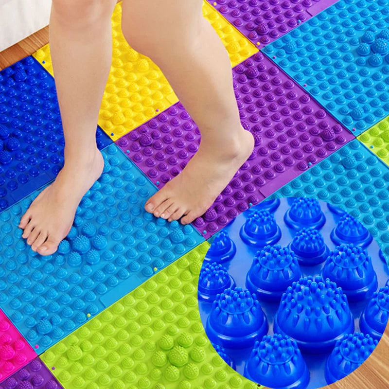 Reflexology Foot Massage Mat Acupressure Therapy Sensory Toys for Special Needs ADHD Autism Jeux De Sport Children Adults 29*39