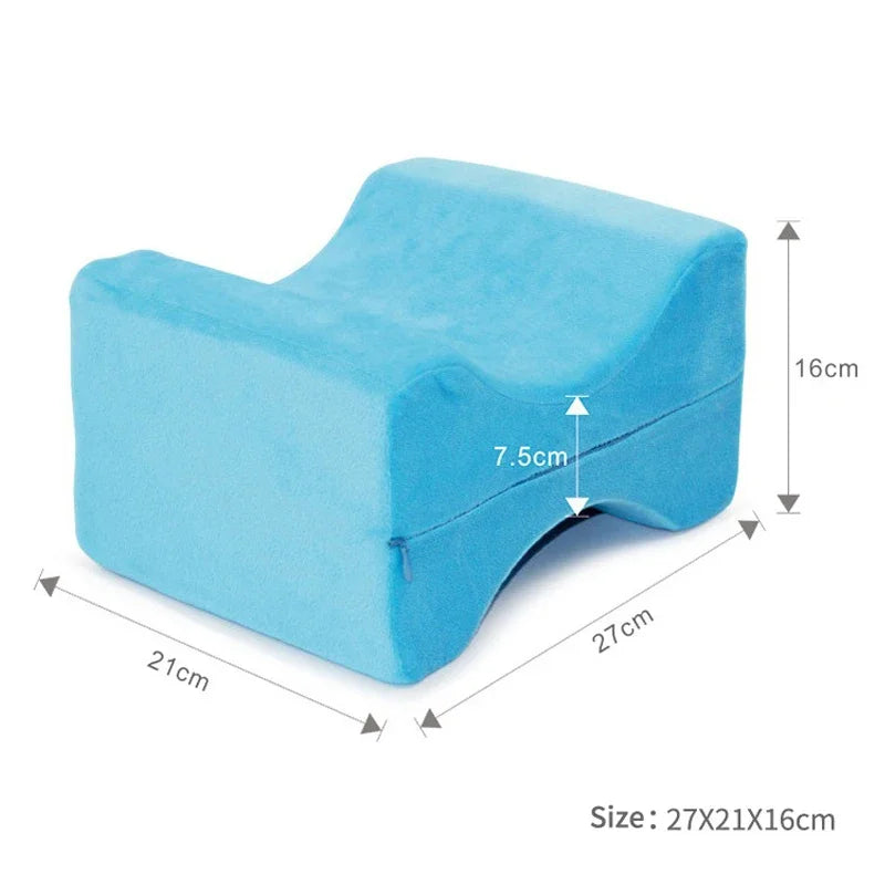 Sleeping Memory Foam Orthopedic Pillow Knee Leg Positioner Pillows Pregnancy Body Knee Side Lying Support Cushion Legs Hip Pain