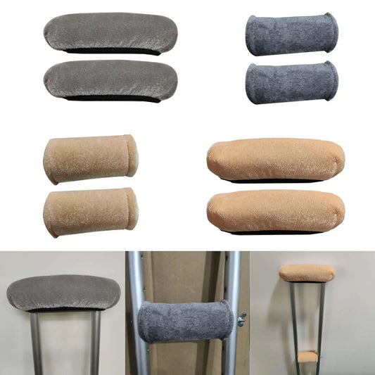 2x Crutch Pads Crutches Cushion Set for Adults Walking Arm Crutches Senior