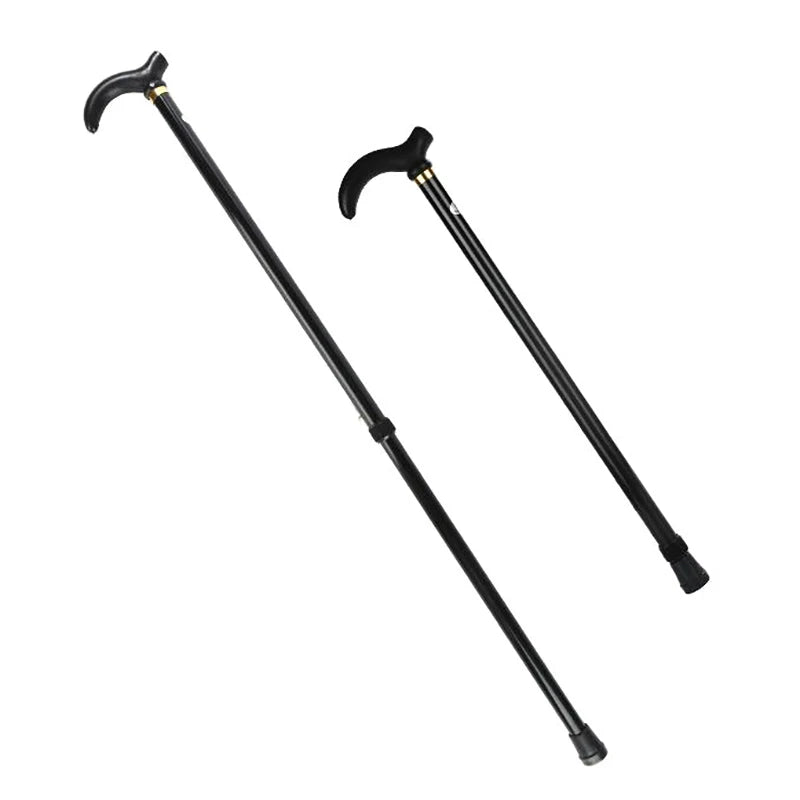 75-90cm Adjustable Walking Stick 2 Section Stable Anti-Skid Aluminum Alloy Cane Crutch for Old Man Hiking Stick Walking Stick