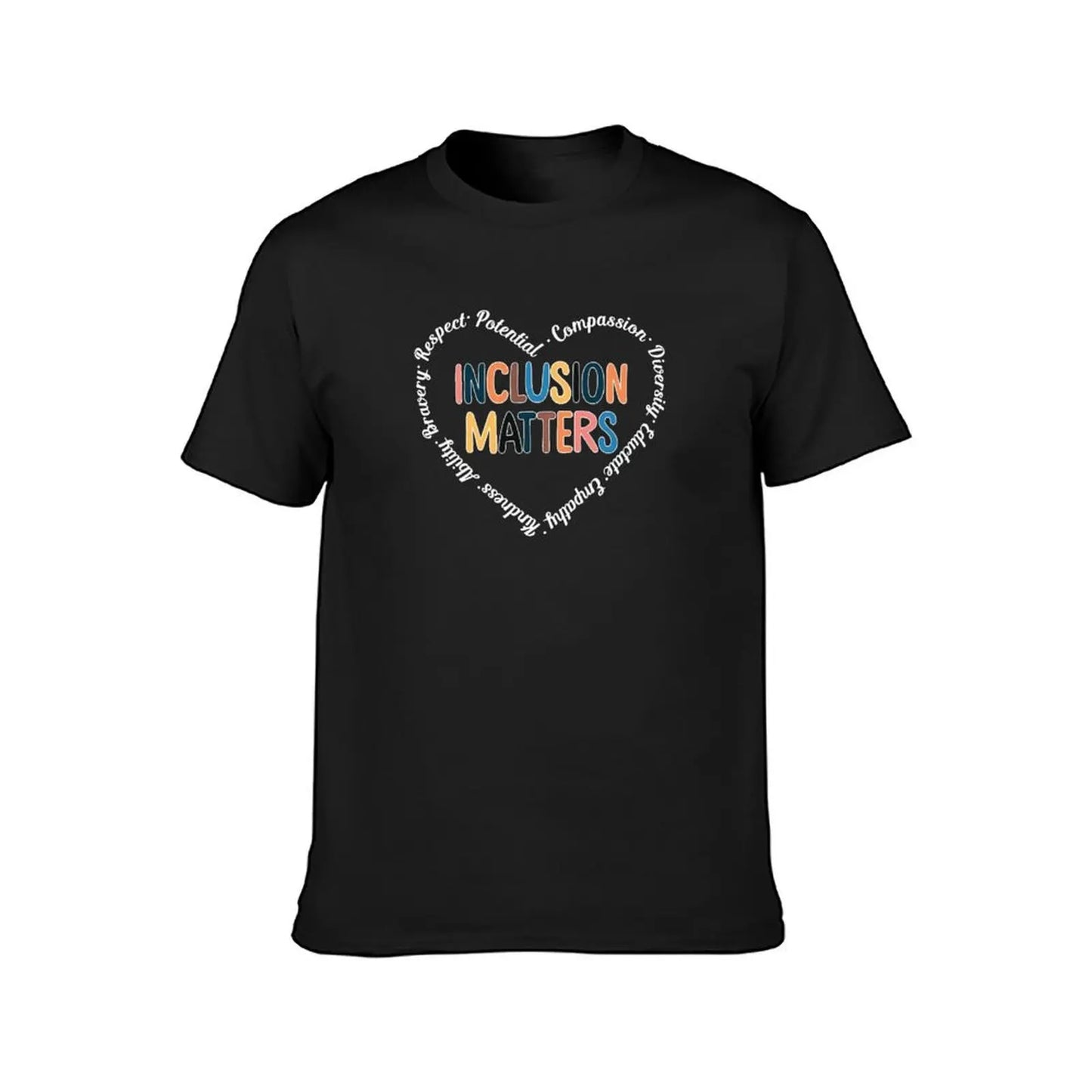 Inclusion Matters Heart SPED Teacher T-Shirt