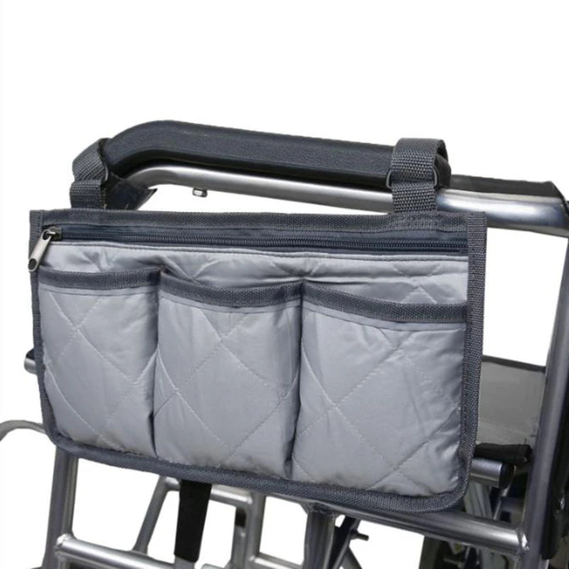 Multifunctional Waterproof Storage Bag for Wheelchair, Push Chair, or Walker.