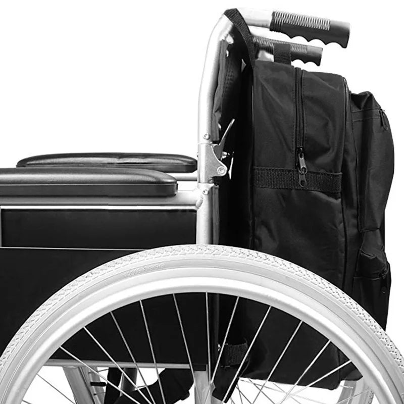 Large Wheelchair Mobility Scooter Shopping Bag Disabled Aid Carry Bag Backpack Multifunction Waterproof Storage Bag