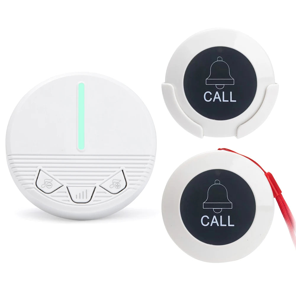 Smart Home SOS Emergency Button Alarm for Handicapped Caregiver Pager Wireless Nurse Alert System for Elderly