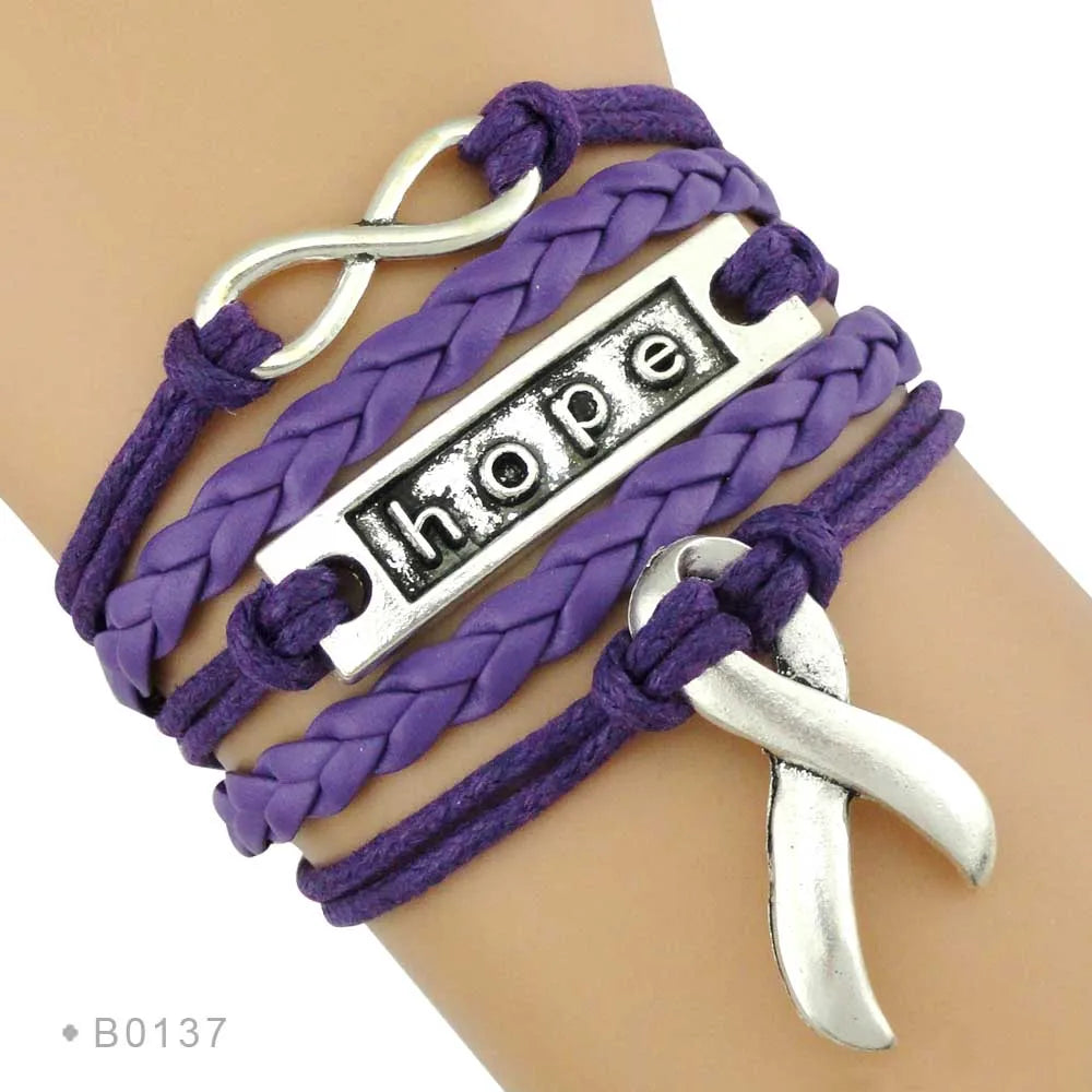 Autism Strong Puzzle Charm Bracelets Down Syndrome Mom Infinity Fashion Jewelry Gift Drop Shipping