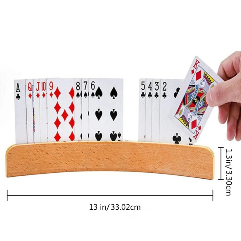 Playing Card Stands for Kids Seniors Game Card Holder for Disabled Deck Card Photo Display 2PCS