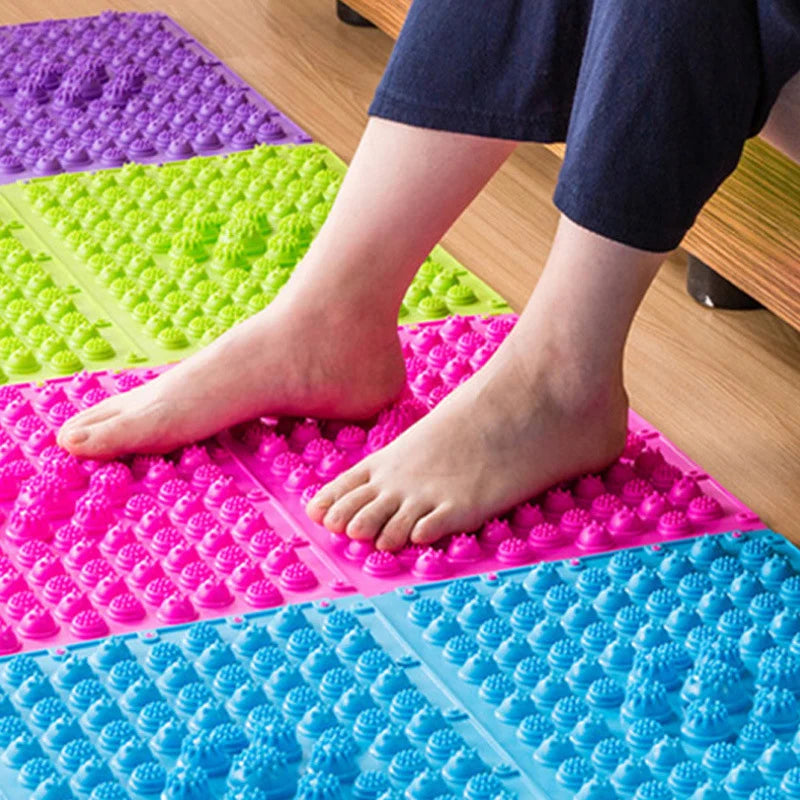 Reflexology Foot Massage Mat Acupressure Therapy Sensory Toys for Special Needs ADHD Autism Jeux De Sport Children Adults 29*39