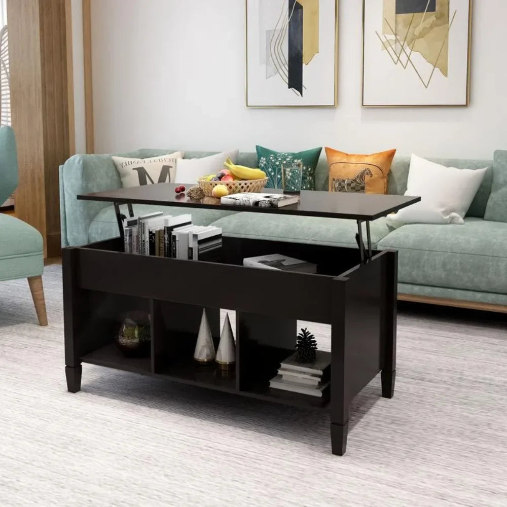 Corner Coffee Tables for Living Room Center Table The Trend Simple and Stylish Lift Top Coffee Table-Black Furniture Luxury Side